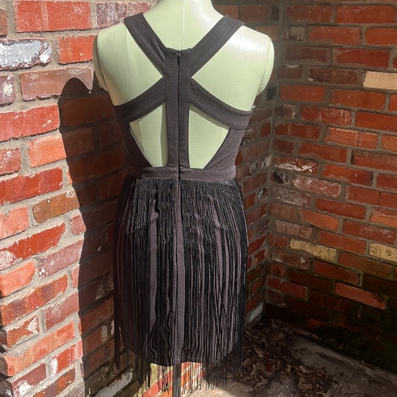 Ark & Co Black Fringe Dress size Small - Picture 6 of 8
